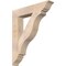 Ekena Millwork Funston Traditional Smooth Bracket, Douglas Fir, 5 1/2"W x 32"D x 38"H BKT06X32X38FST01SDF - alternate 1